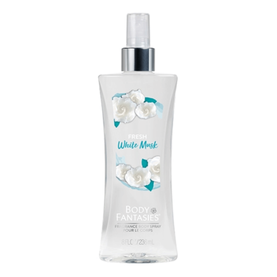 Body Fantasies Fresh White Musk Spray 8oz