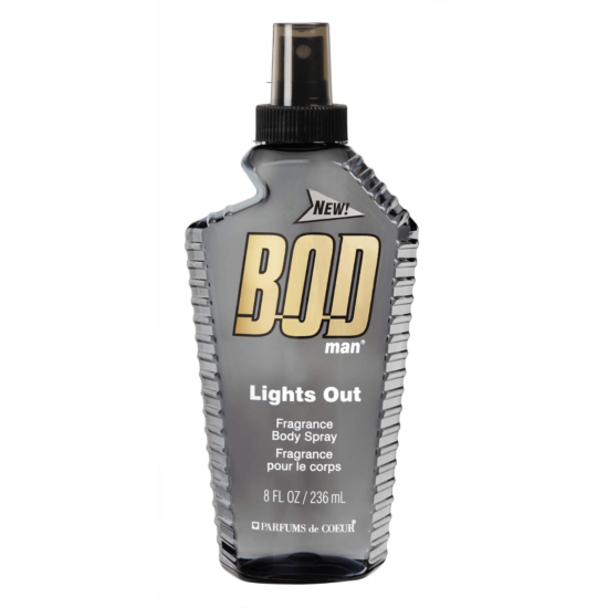 bod man body spray Lights out