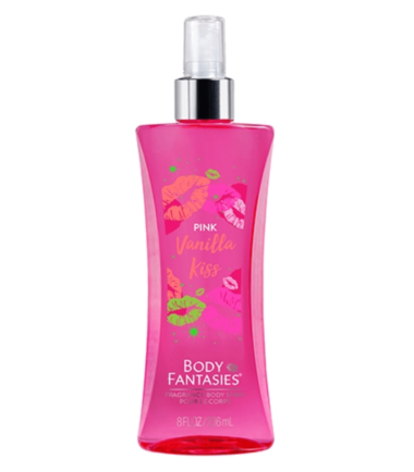 Body Fantasies Pink Vanilla Kiss Spray 8oz