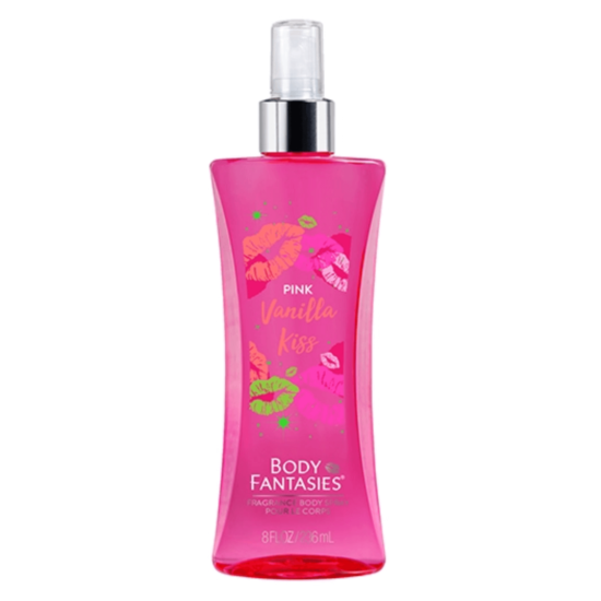 Body Fantasies Pink Vanilla Kiss Spray 8oz