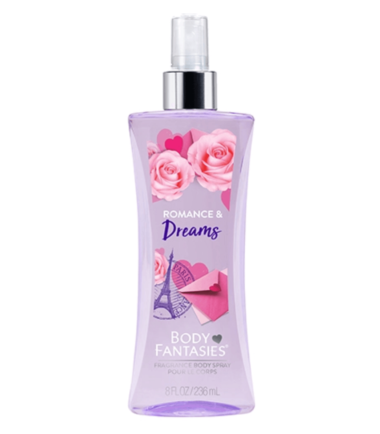 Body Fantasies Romance & dreams Spray 8oz